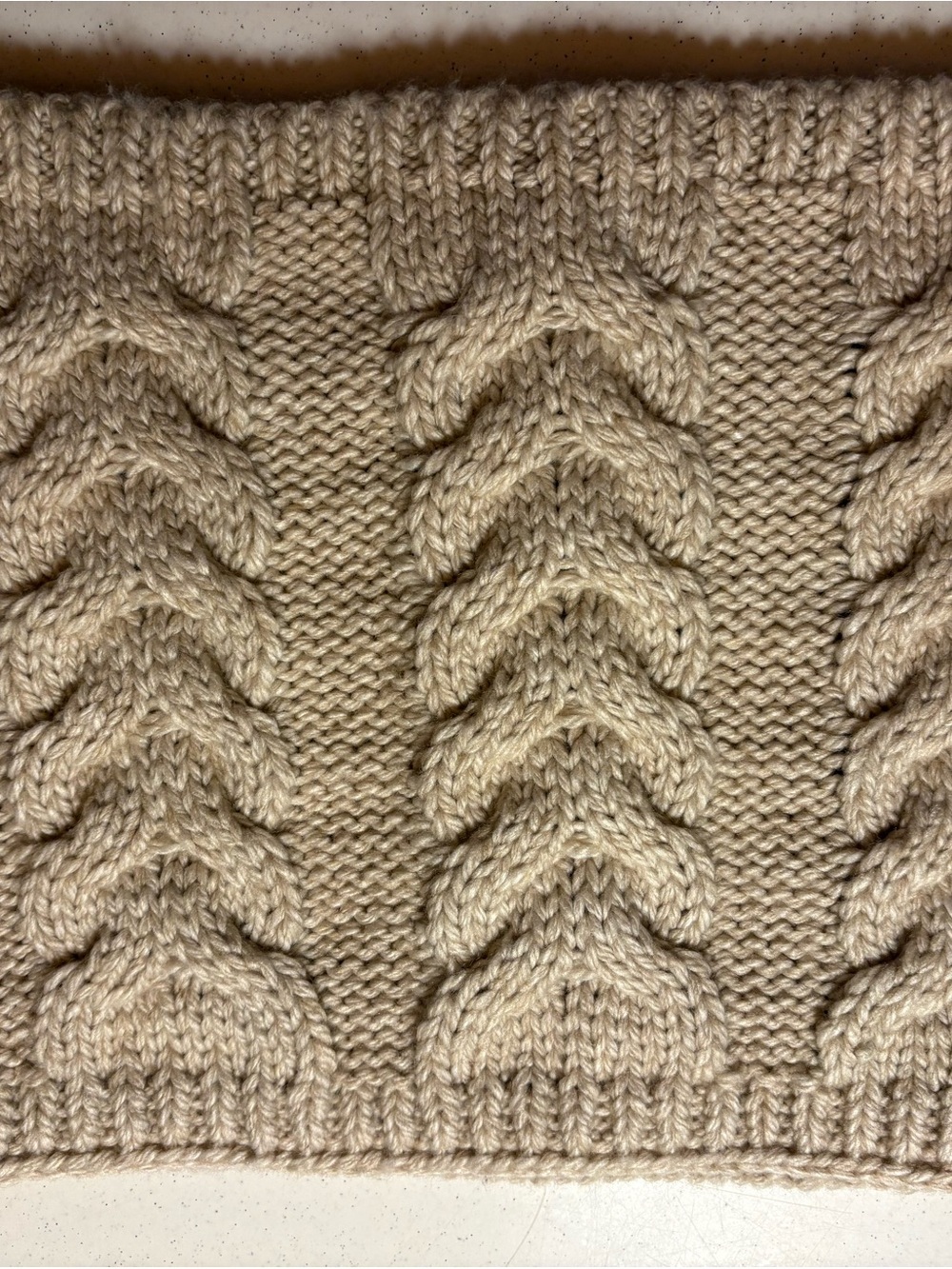 GAP Cable Knit Tube Top Sweater - Cream